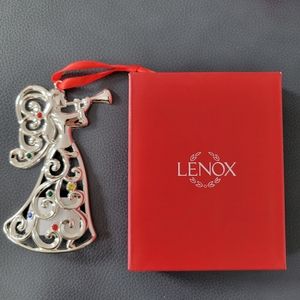 Lenox Sparkle and Scroll Angel in Box